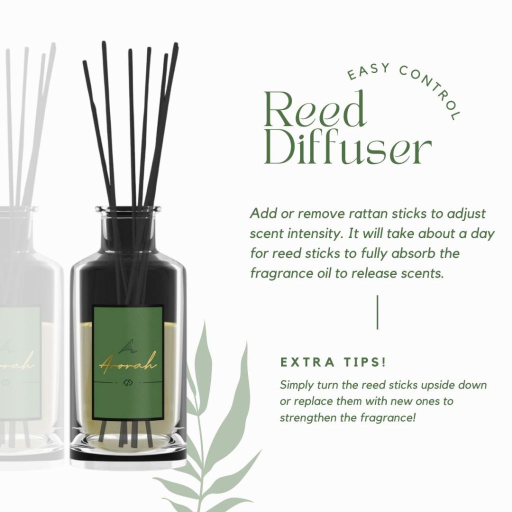 Lemongrass Bundle X4 180ml Reed Diffuser Home Mosquito Repellent Home Essential Gift Exchange Set