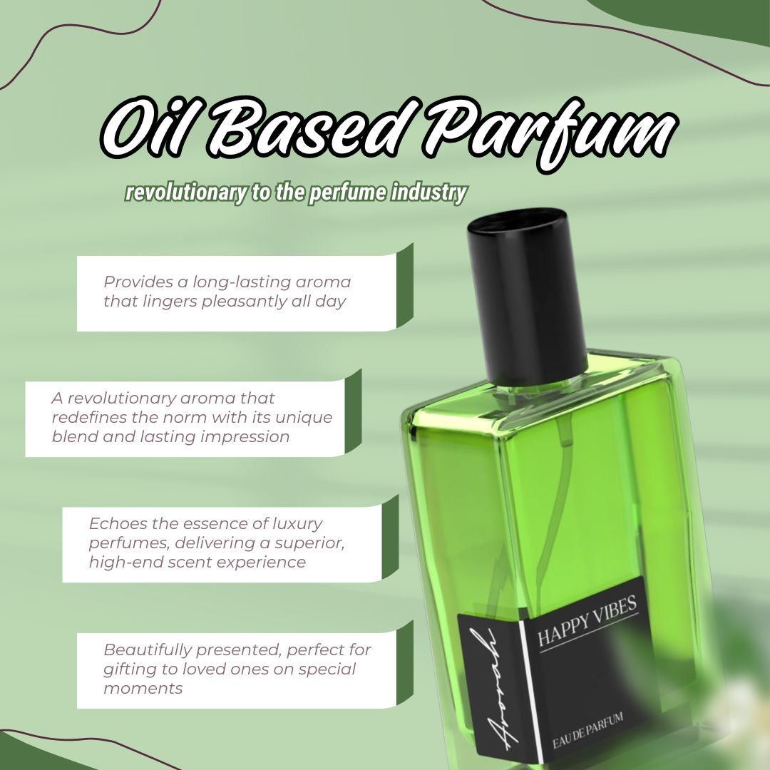 Oil Base Men's & Women’s EDP Fragrance Body Perfume - 100ML
