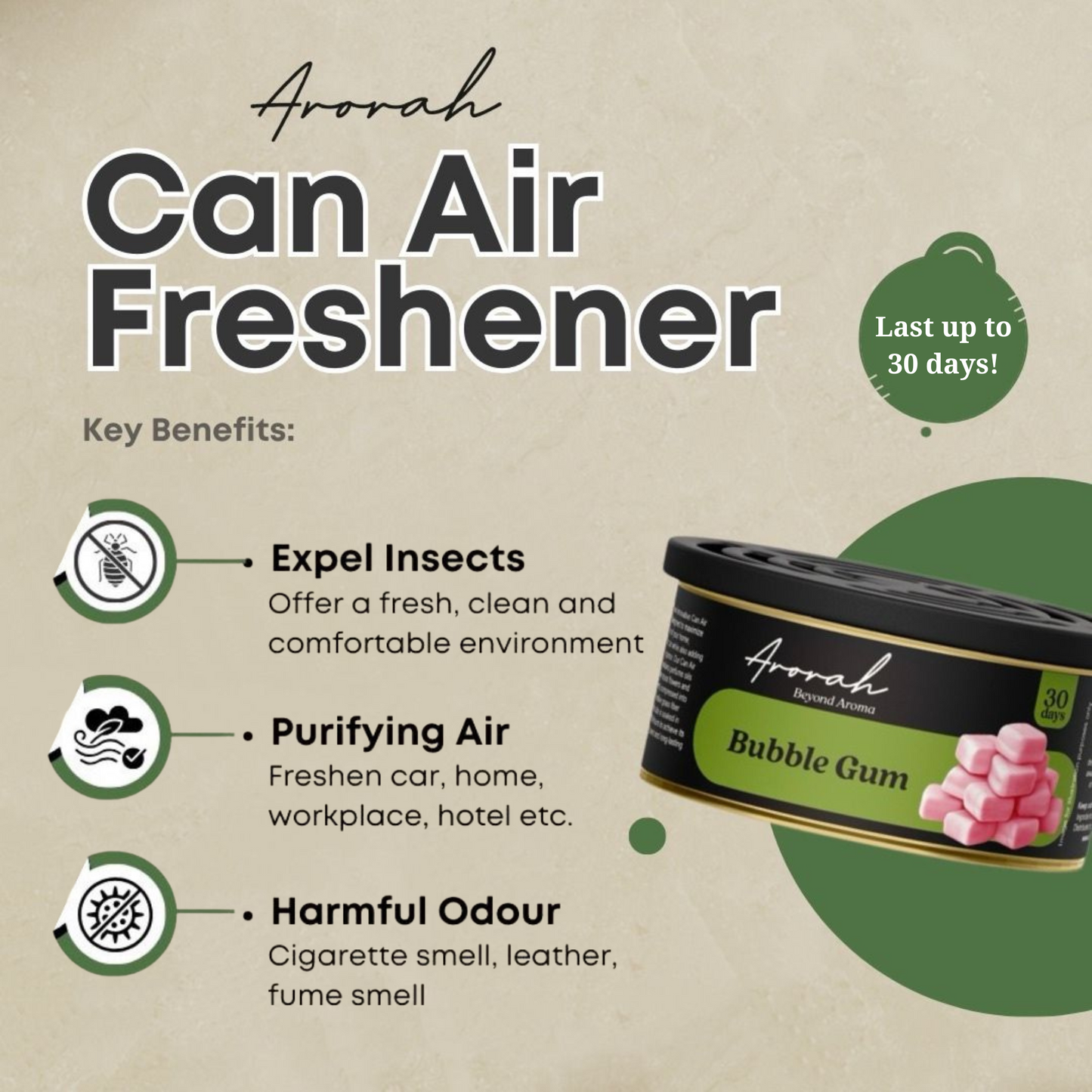 Premium Can Air Freshener Car Perfume