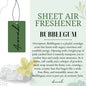 Car/Wardrobe/Cabinet/Toilet Sheet Air Freshener Perfume