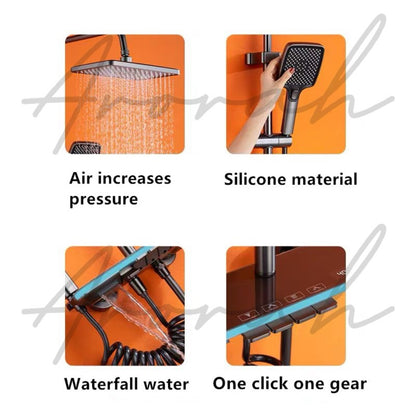Arova Led Hydropower Shower Rain Set