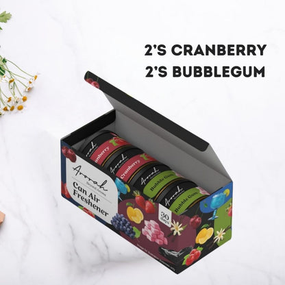 Car Can Freshener Top Scent Gift Set  Gift  Ideas 4’s In A Box