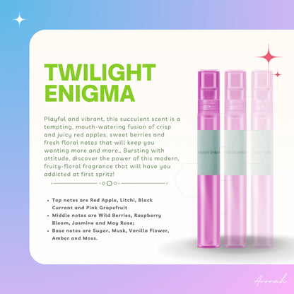 10ML Oil Base Men's & Women’s EDP Inspired Fragrance Body Parfum Travel Size Pocket Perfume