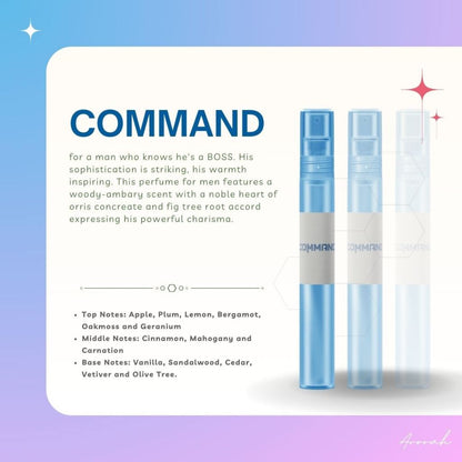 10ML Oil Base Men's & Women’s EDP Inspired Fragrance Body Parfum Travel Size Pocket Perfume