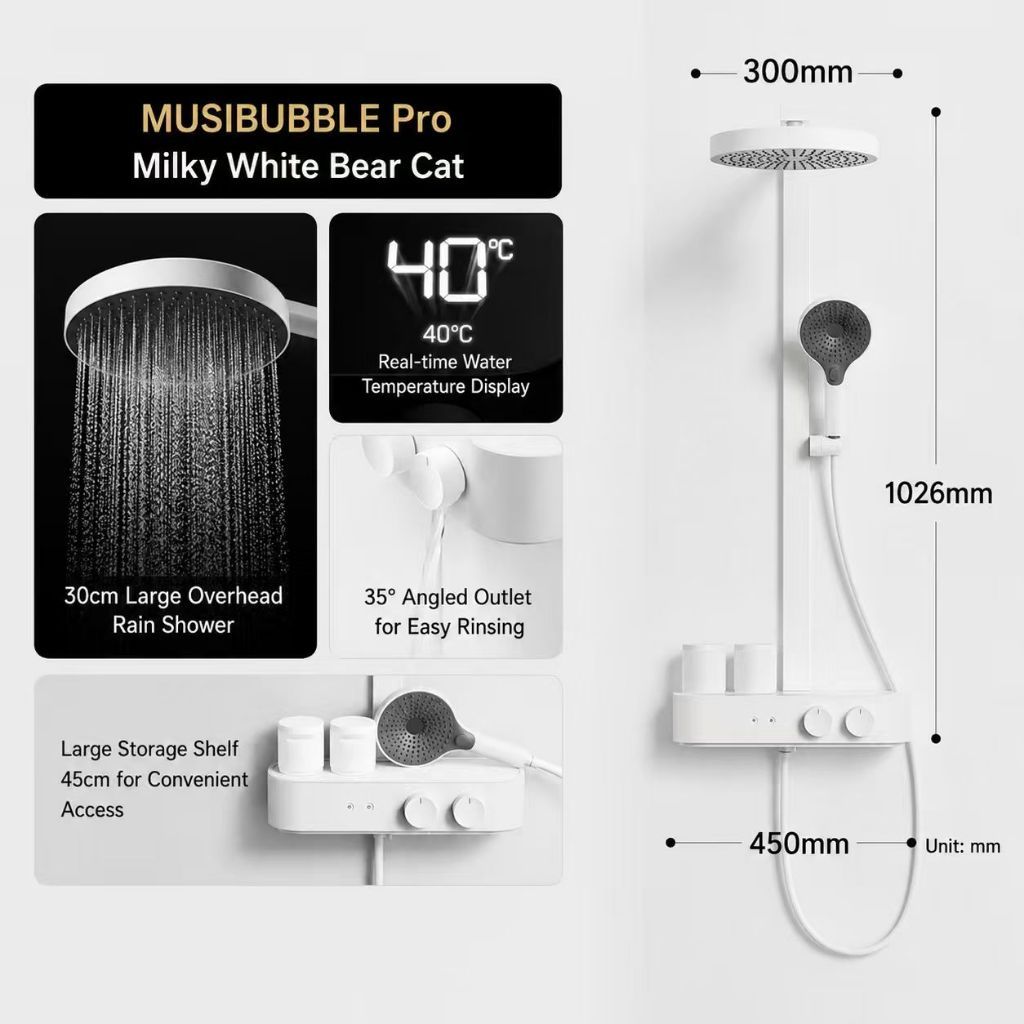 Foam Pro Shower System Foaming Shower Set | Smart Foam Shower Bath System