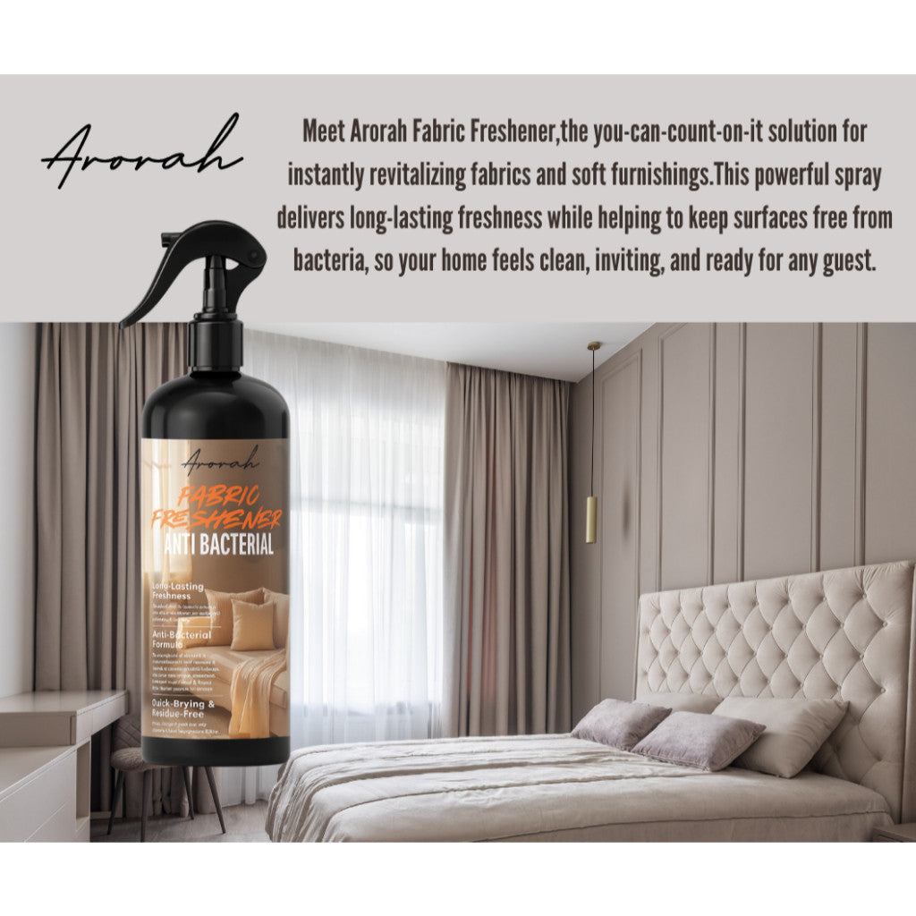 Fabric Freshener Anti Bacterial 500ml | Long Lasting Sofa Freshener Spray | Odor Eliminator Linen Spray