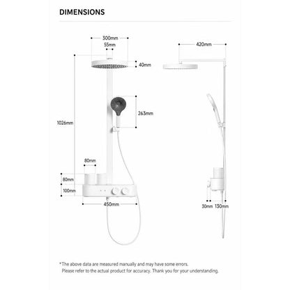 Foam Pro Shower System Foaming Shower Set | Smart Foam Shower Bath System