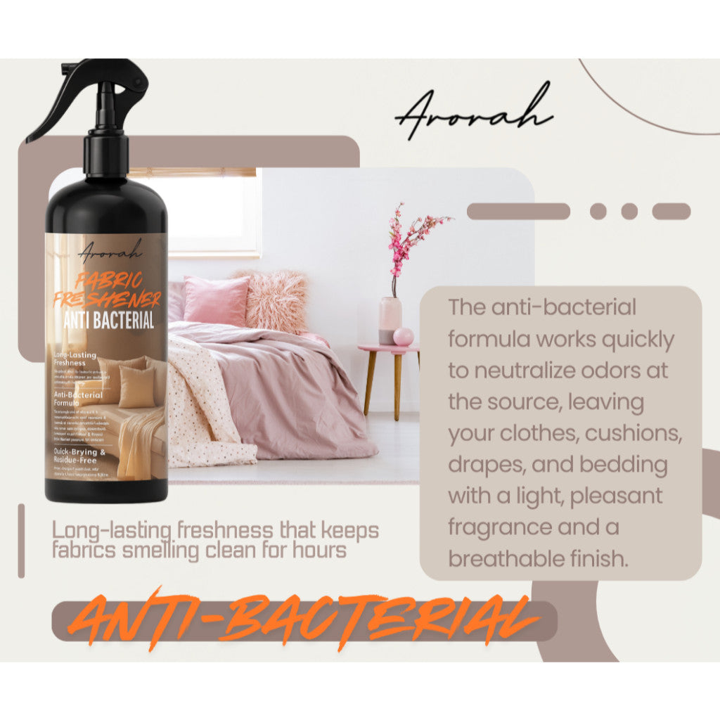 Fabric Freshener Anti Bacterial 500ml | Long Lasting Sofa Freshener Spray | Odor Eliminator Linen Spray