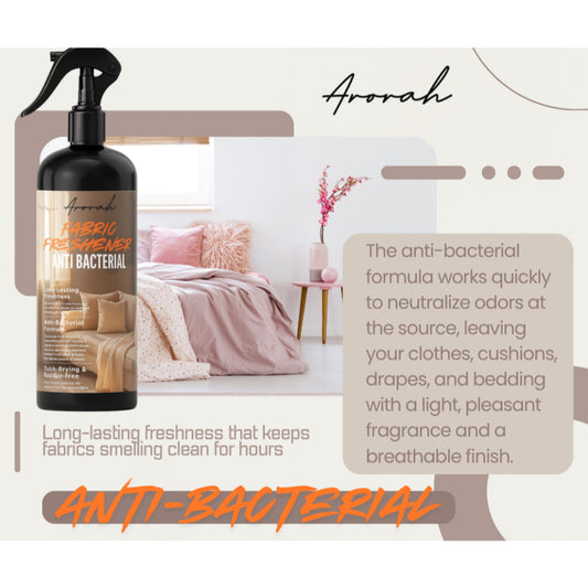 Fabric Freshener Anti Bacterial 500ml | Long Lasting Sofa Freshener Spray | Odor Eliminator Linen Spray