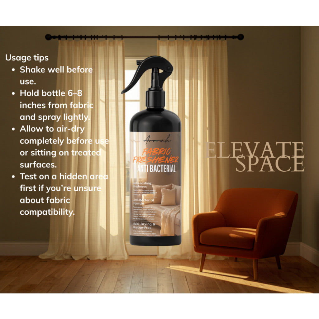 Fabric Freshener Anti Bacterial 500ml | Long Lasting Sofa Freshener Spray | Odor Eliminator Linen Spray