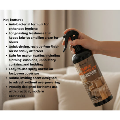 Fabric Freshener Anti Bacterial 500ml | Long Lasting Sofa Freshener Spray | Odor Eliminator Linen Spray