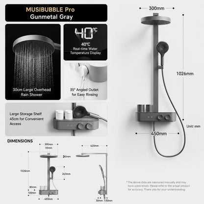 Foam Pro Shower System Foaming Shower Set | Smart Foam Shower Bath System