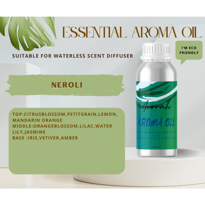 500ML Aromatherapy Essential Oil for Waterless Nebulizer Diffuser – Pure Fragrance Oil