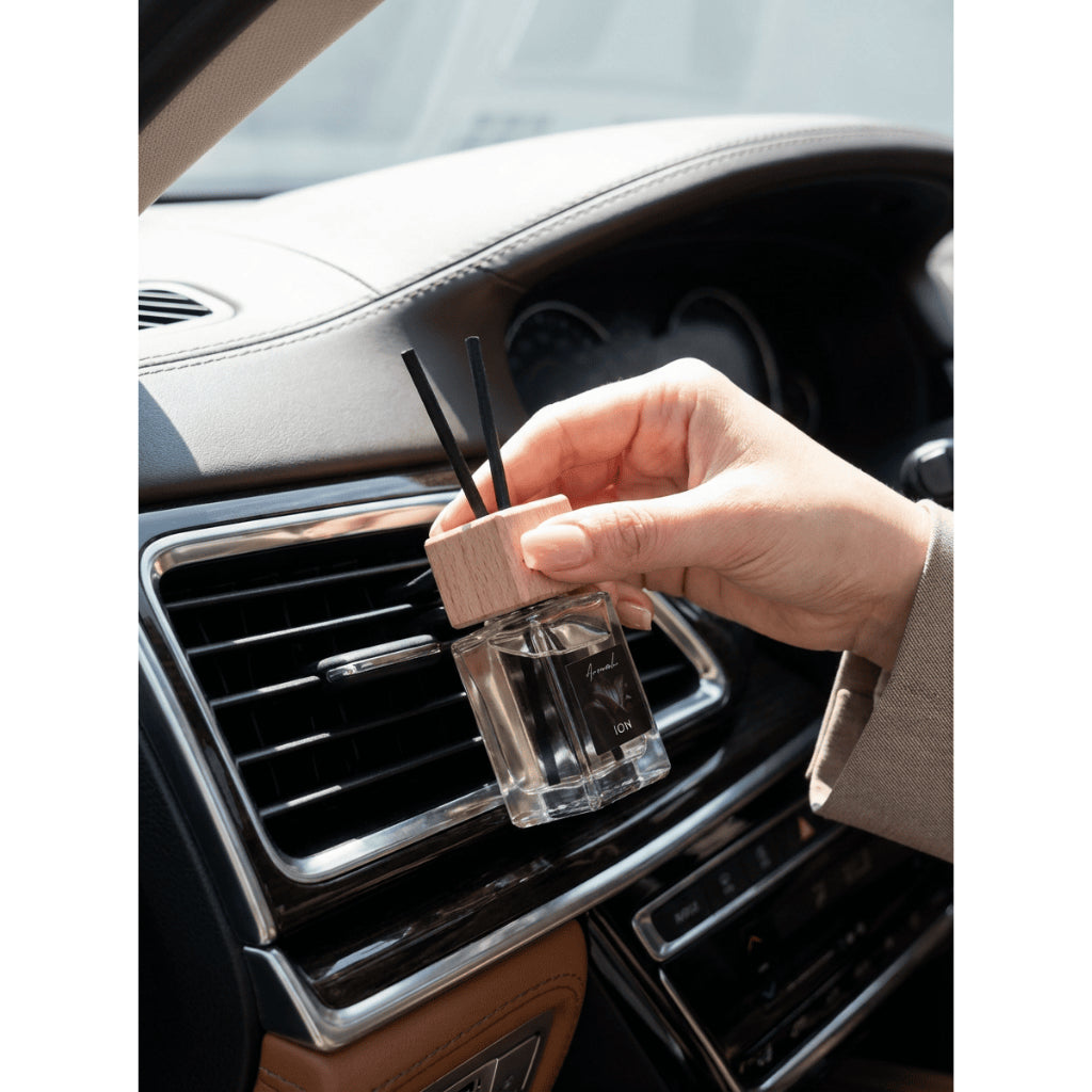 [ARORAH] 15ml Car Perfume Reed Diffuser With Air Vent Clip – No Tilt Needed Car Perfume Bottle