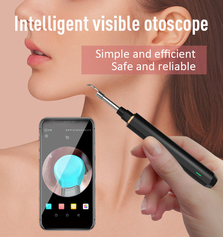Wireless Otoscope Ear Scope, 3.9mm Ultra-Thin HD Ear Endoscope