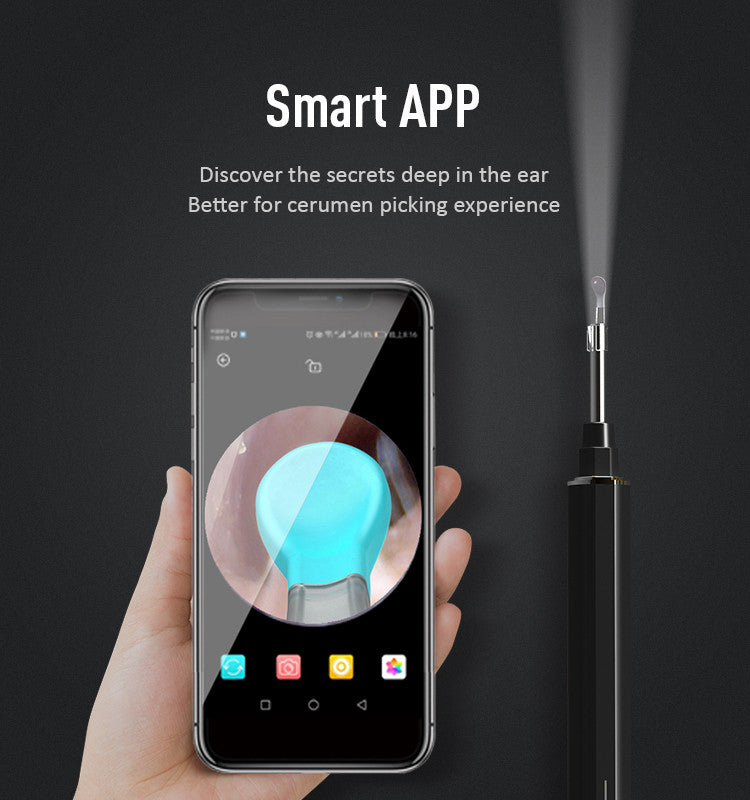 Wireless Otoscope Ear Scope, 3.9mm Ultra-Thin HD Ear Endoscope
